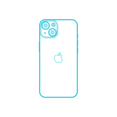 Digital Apple Iphones Apple Iphone 14 Editable Svg Line Art, Free Vectors File